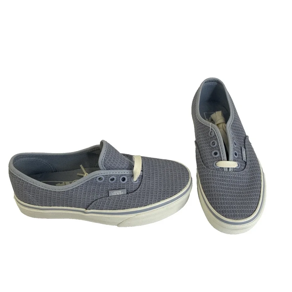 New Vans Authentic Multi Woven Zen Blue Shoes Men's Size 3.5 / Women's Size 5